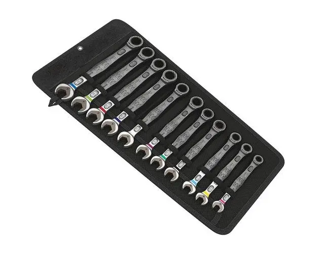 Set chei combinate cu clichet, 80 dinti, WERA Joker, 11 piese