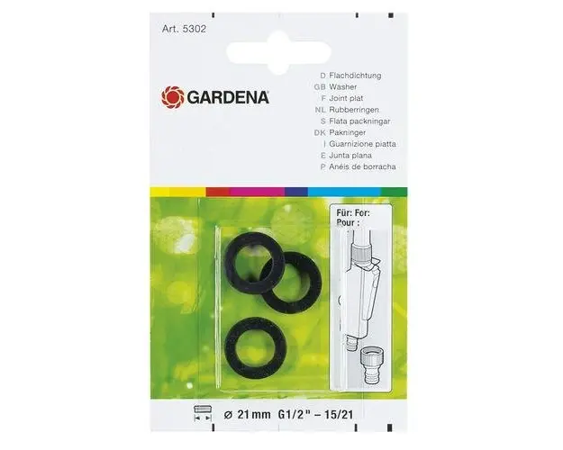 Set garnituri Gardena pentru stut cu filet, 3 piese, 21 mm (G 1/2inch), 900