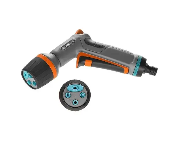 Pistol pentru curatare Gardena Comfort EcoPulse, rezistent la inghet, 3 modele de pulverizare, 18304