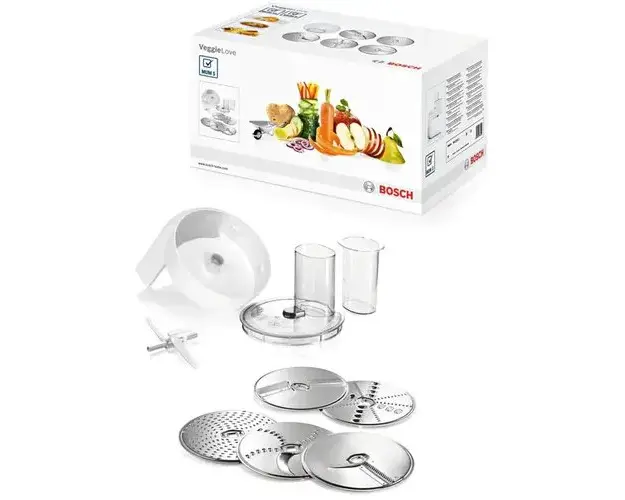 Set accesorii Bosch MUZ5VL1 VeggieLove pentru robot de bucatarie MUM5