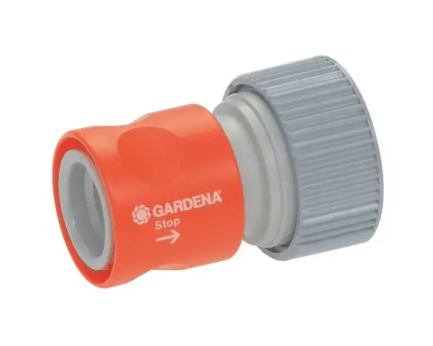 Mufa cu stop Gardena Profi pentru furtun 3/4inch