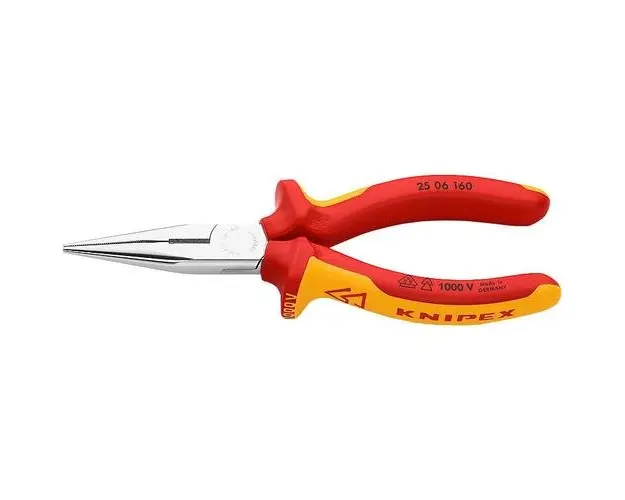 Cleste cu cioc semirotund izolat 1000 V, KNIPEX, 160 mm