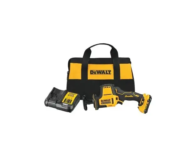 Fierastrau tip sabie, Dewalt, cu acumulator 12 V x 2.0 Ah, 2800 rpm, 16 mm, in geanta textila