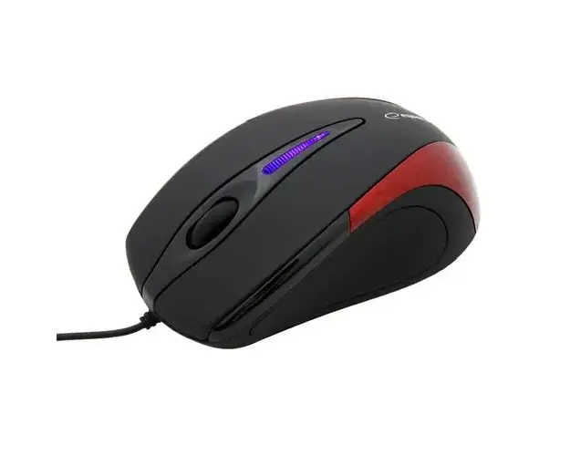 Mouse optic ESPERANZA Sirius, Negru/Rosu