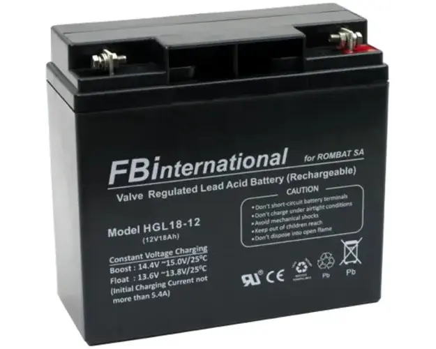 Acumulator FB International Stationar HGL12-18, 18A/12V