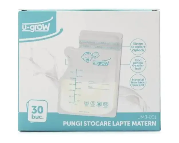 Pungi stocare lapte matern 30 bucati