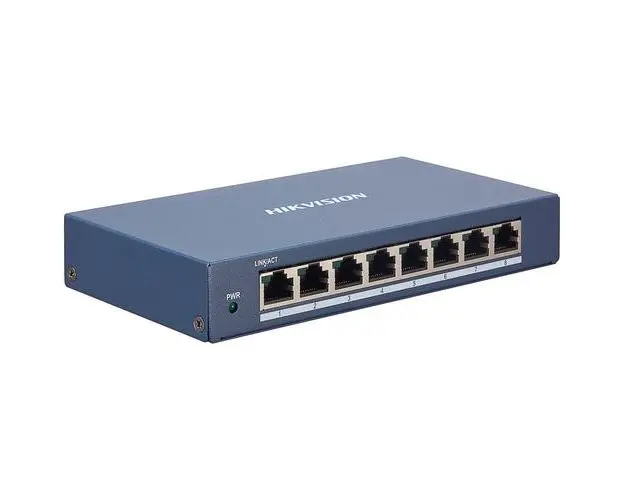 Switch Hikvision DS-3E1508-EI, 8-Port Gigabit