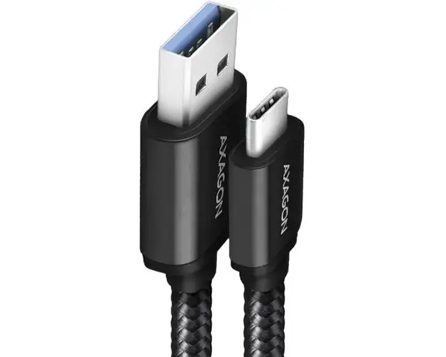 Cablu AXAGON SPEED, USB-A / USB-C, QC3.0, 3A,150cm, negru