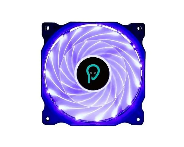 Ventilator Spacer PC Silent 120x120x25 mm SPFC-120-3P-BL, rulment hydraulic, 34CFM, conector 3-pin, led albastru