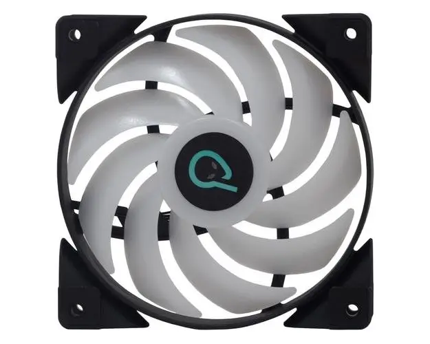 Ventilator Spacer PC Silent 120x120x25 mm SPFC-120-3P-RGB, posibilitate conectare fan hub, rulment hydraulic, 39CFM, conector 3-pin