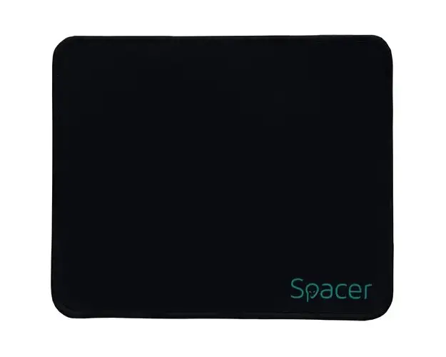 Mousepad Spacer, cauciuc si material textil, 220 x 180 x 2 mm, negru, SP-PAD-S