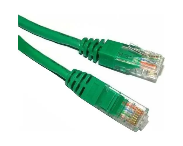 Cablu UTP SPACER SP-PT-CAT5-2M-G, Cat5e, cupru-aluminiu, 2 m, verde, AWG26
