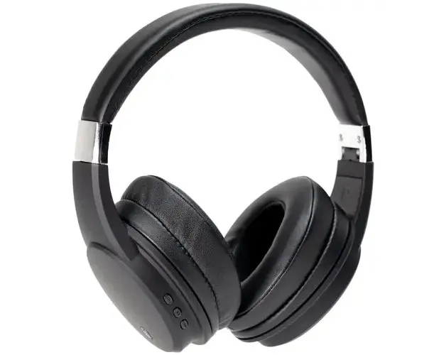 Casti Spacer wireless standard SPBH-ONYX, utilizare multimedia, smartphone, microfon pe casca, Bluetooth 5.0, Negru