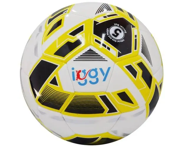 Minge fotbal Iggy igfb-pro, material premium PU si cusatura, dimensiune 5, greutate 410 grame