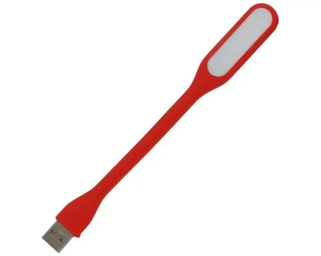 Lampa Light LED Spacer SPL-LED-RD, pentru laptop, flexibila, USB (Rosu)