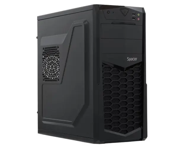 Carcasa Spacer Krypton, Middle Tower, ATX, fara sursa, black