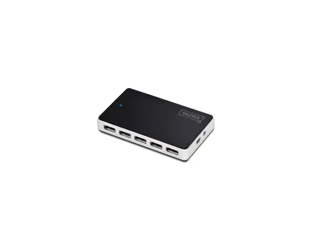 HUB 10-port USB2.0, negru