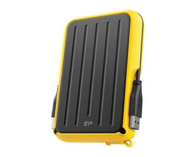 Hard disk extern Silicon Power Armor A66 5TB 2.5 inch USB 3.2 Yellow