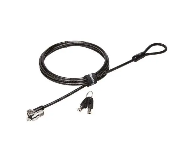 Cablu de securitate Kensington K65020EU, MicroSaver 2.0, cu cheie, otel, 1.8m