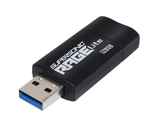 Memorie USB PATRIOT MEMORY Supersonic Rage Lite 128GB USB 3.2 Gen1 Black