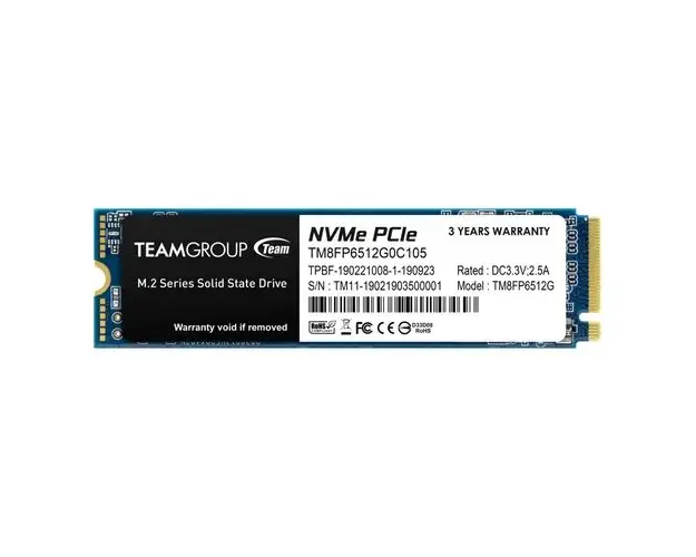 SSD TeamGroup MP33 Pro, capacitate 1TB, PCI Express 3.0 x4 , M.2 2280, NVME