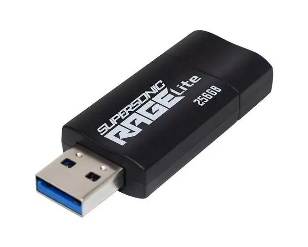 Memorie USB PATRIOT MEMORY Supersonic Rage Lite 256GB USB 3.2 Gen1 Black
