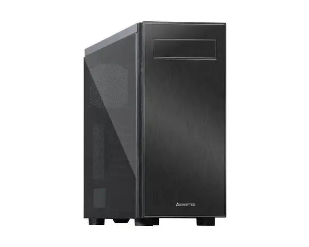 Carcasa Chieftec Hawk AL-02B-TG-OP, Middle Tower, ATX, fara sursa, sticla securizata, Negru