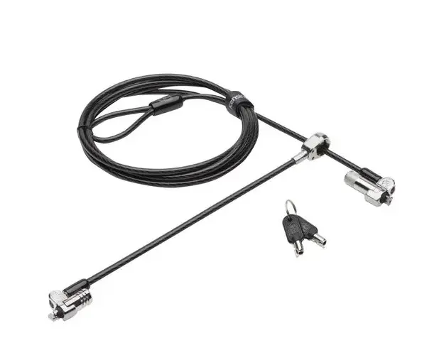 Cablu de securitate Kensington, NanoSaver, cu cheie, cu doua capete