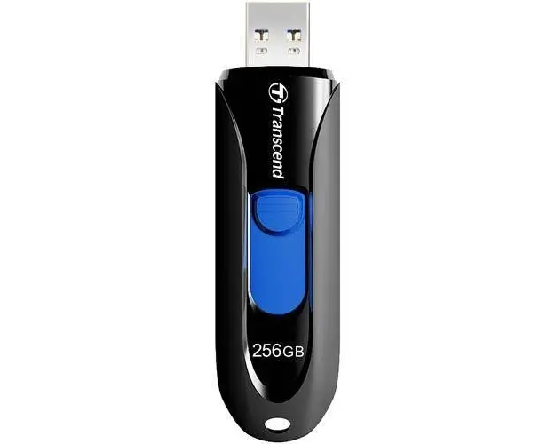 Memorie USB Transcend JetFlash 790 256GB USB 3.0 Capless Black