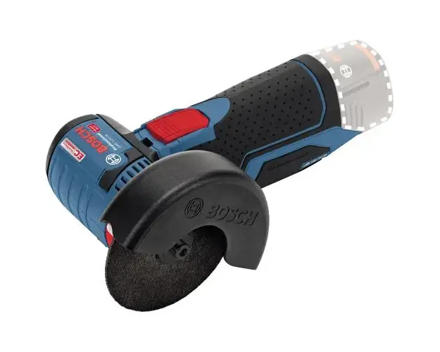 Polizor unghiular cu acumulator Bosch Professional GWS 12V-76, 12 V, 19.500 RPM, M 5 arbore de slefuit, 76 mm diametru disc, accesorii incluse