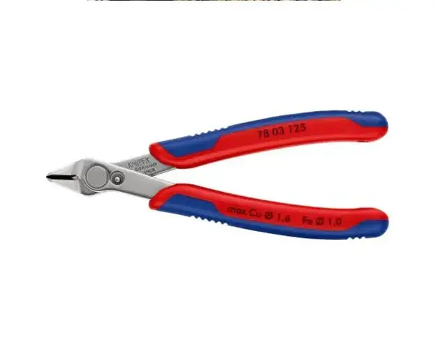 Sfic Electronic Super Knips®, KNIPEX, 78 03 125, de precizie, otel