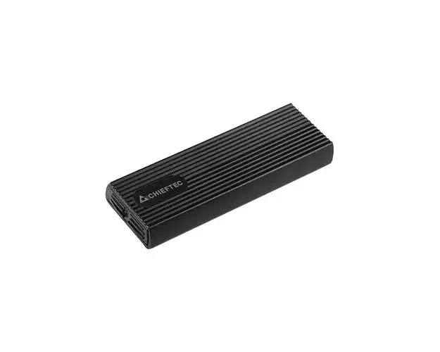 Rack extern Chieftec CEB-M2C-TL, pentru SSD, M.2, interfata PC USB 3.2 Type C, aluminiu, Negru