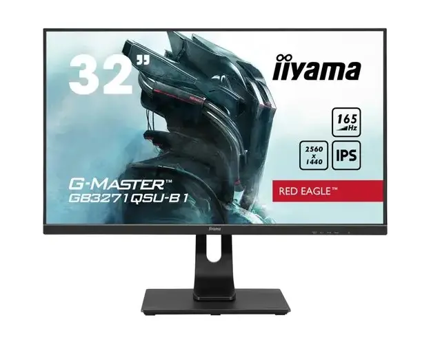 Monitor iiyama G-Master Red Eagle GB3271QSU WQHD IPS 165Hz 1ms FreeSync Premium 2xHDMI 2xDP