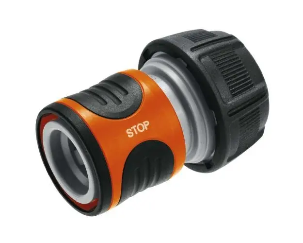 Mufa conectoare cu stop Gardena, 19mm (3/4”) 18214