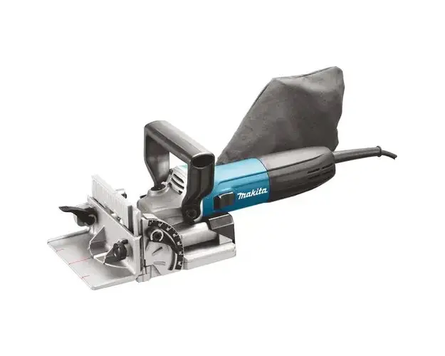 Masina de frezat pentru nuturi Makita PJ7000J, 700 W, corp aluminiu, 110 mm diametru maxim panza, 0-90 pivotant reglabil