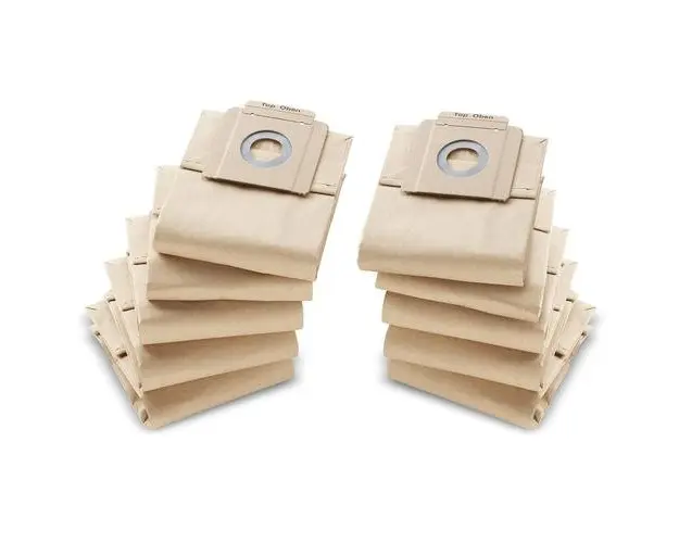 Set 10 saci din hartie Karcher pentru aspirator T7 - T10