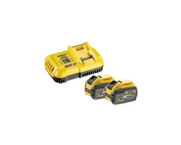 Set 2 acumulatori si incarcator Dewalt, FlexVolt, 9.0 Ah