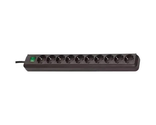 Prelungitor cu priza multipla, 10 posturi, 3m, Switch, Eco-Line, Brennestuhl