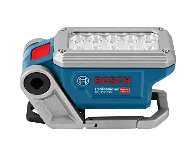 Lampa cu acumulator Bosch Professional GLI 12V-330, 12 V, 330 lumeni, 2 trepte, 200 unghi reglabil, 10 LED-uri