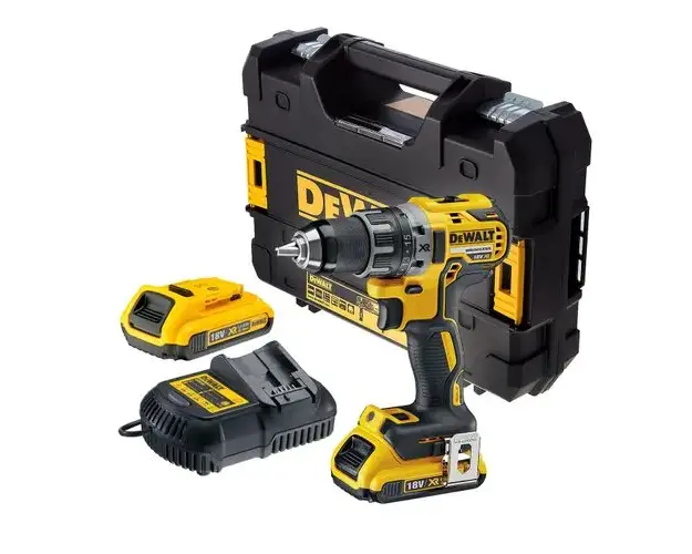 Masina compacta de gaurit si insurubat cu acumulator de 18V XR Li-Ion si motor fara perii Brushless Dewalt - DCD791D2