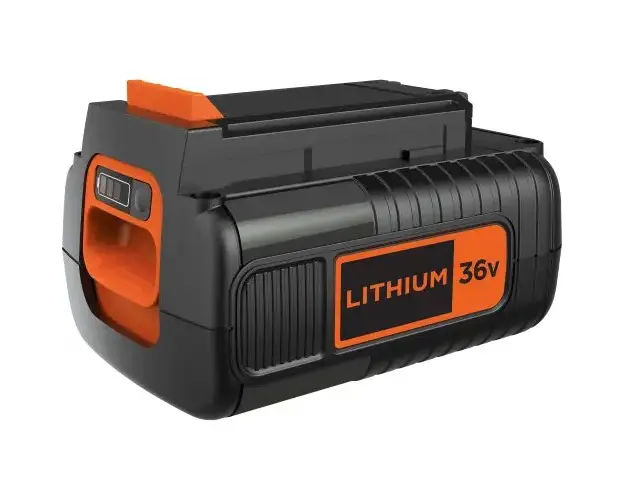 Acumulator Li-ion Black & Decker BL20362-XJ, 36V, 2.0 Ah, pentru toate uneltele de 36V
