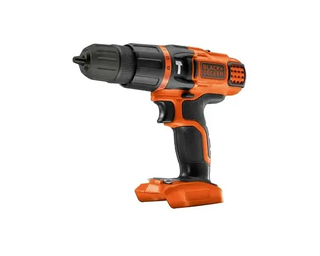 Masina de gaurit si insurubat compatibila cu acumulator 18 V 1350 rpm Black+Decker BDCH188N-XJ