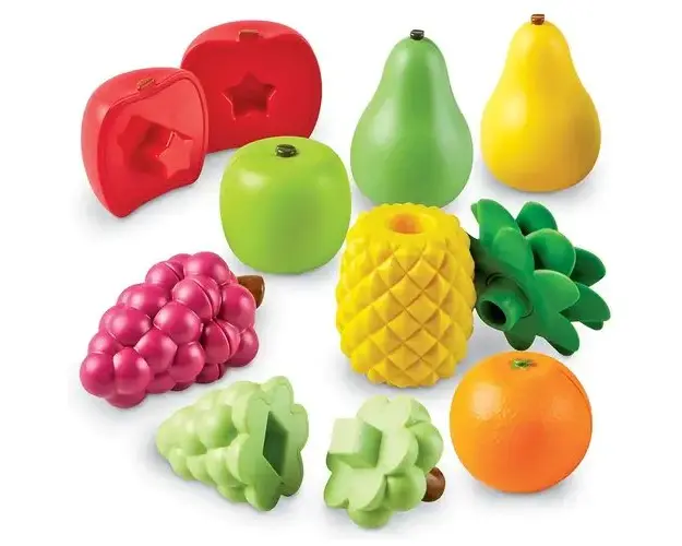 Set de potrivire Learning Resources - 8 Fructe colorate