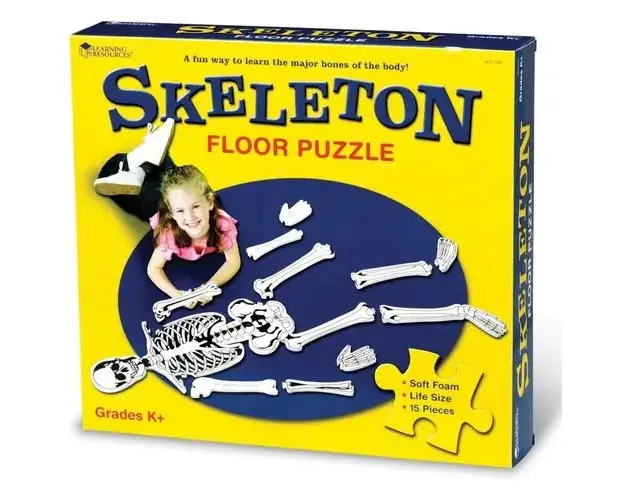 Puzzle de podea - schelet