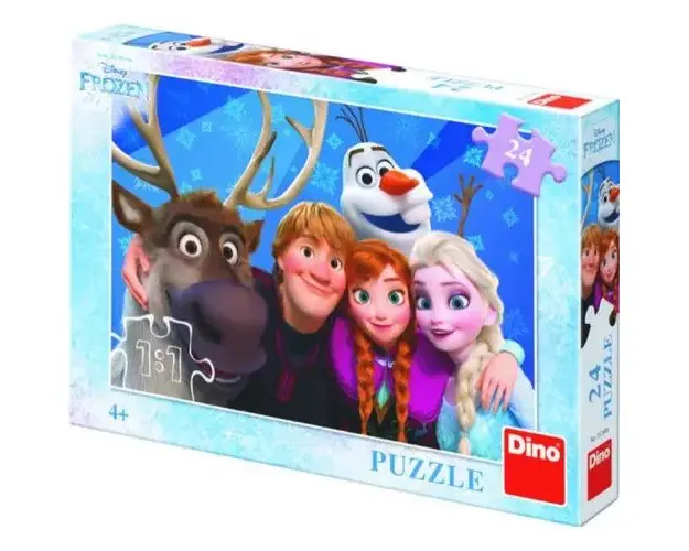 Puzzle Frozen Selfie Dino Toys, 24 piese, 3 ani+
