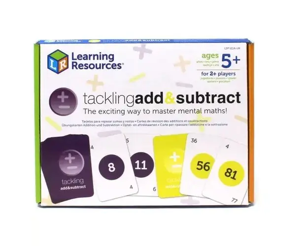 Joc de carti - Learning Resources - Exersam adunarea si scaderea
