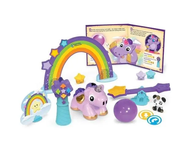 Set 22 piese, joc de codare - Learning Resources Aventurile unicornului Skye
