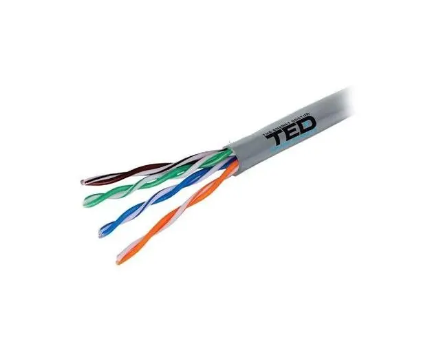 Cablu UTP Ted Electric, 0.5 mm, 305 m, categoria 5