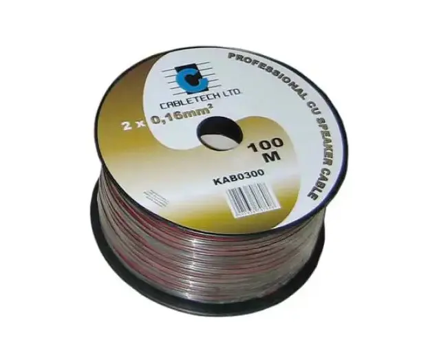 Cablu difuzor negru 0.50mm CU 100 m