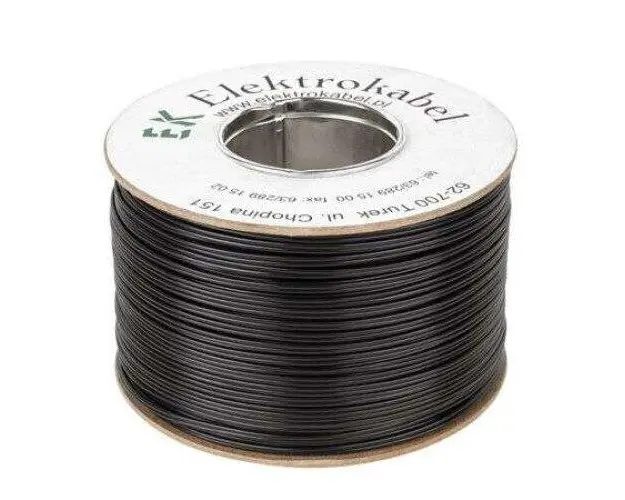 Cablu SMYp pentru difuzor, 2 x 0.22 mm, 300 m, Negru